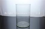 Larger Glass Hurricane Candle Holders, Tall Glass Candle Holder