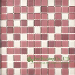Wholesale Anti-dust 300mm*300mm Glass Crystal Mosaic Tile for Kitchen/Bathroom wall,Fade resisitance from china suppliers