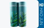 Cardboard Round Cosmetic Paper Boxes For Coco Nut Oil , Color Customized