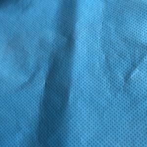 Wholesale 100% Blue Color Anti Static Disposable Sms Fabric Roll For Making Medical Gown from china suppliers