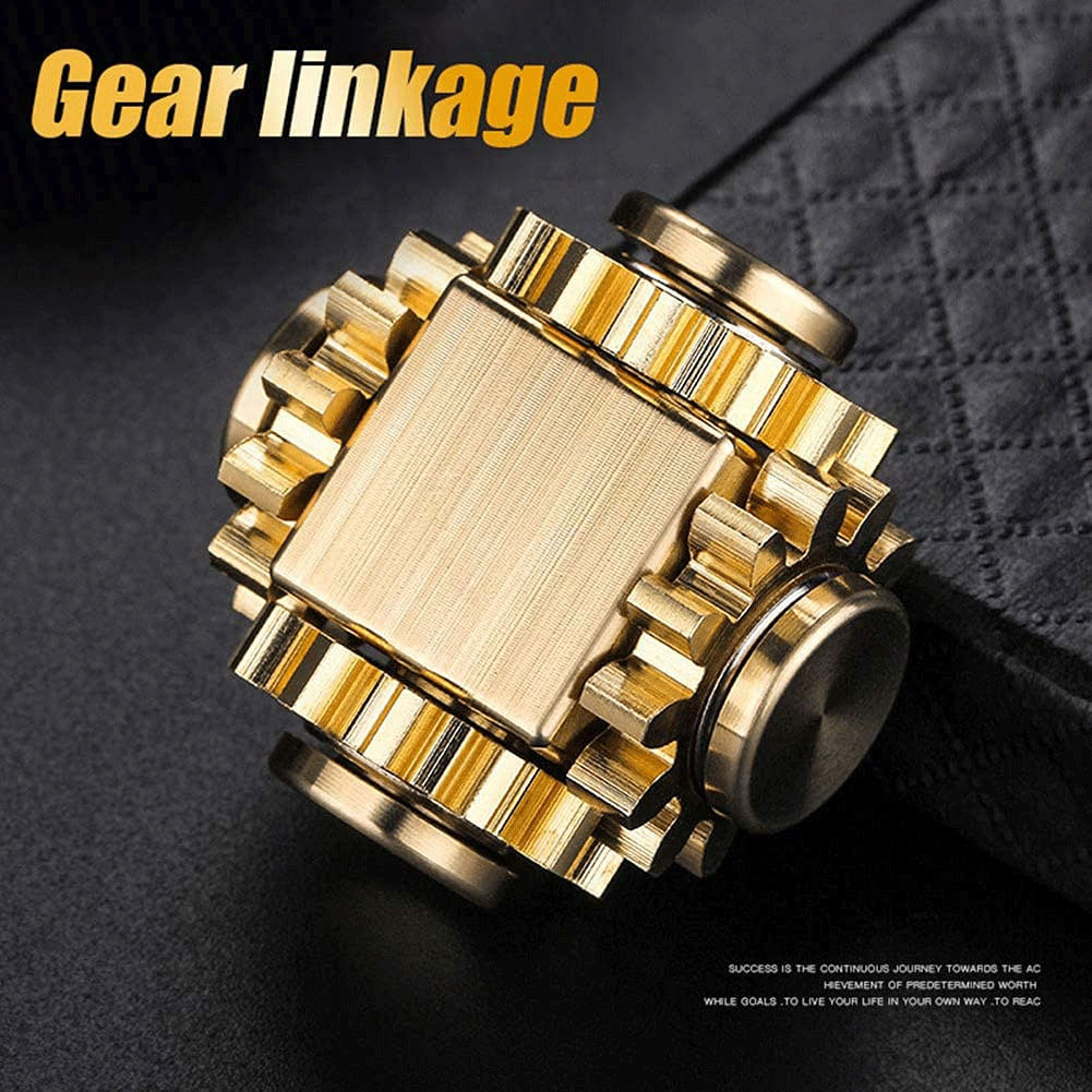 Gear Linkage Metal Hand Spinner for Adults Pressure Relief and Improved Concentration