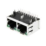 Pulse JG0-0023 Compatible LINK-PP LPJG28851AFNL 10/100/1000 Base-T Tab Up Green