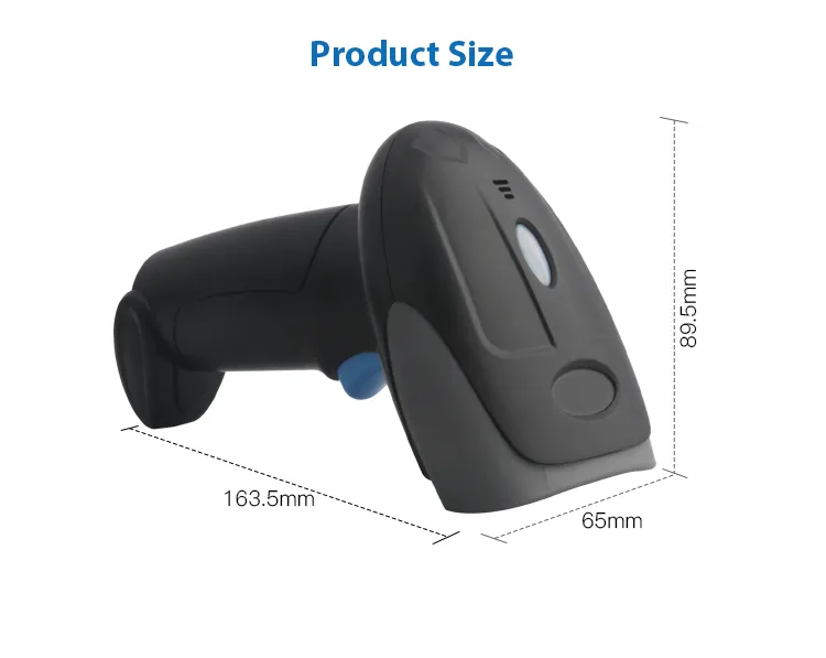 1d Cdd Handheld Wired Barcode Scanner USB RS232 Interface Mobile Payment Scanner