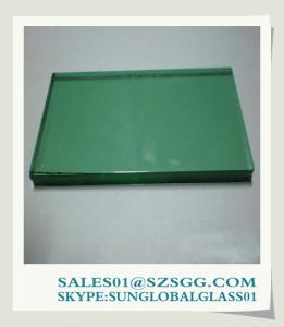 China High quality 10mm dark Green Color Float Glass on sale