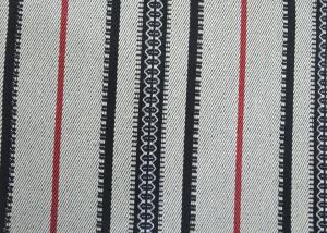 China Home Decor Black And White Striped Outdoor Fabric Upholstery Material on sale