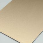 Eco Friendly Copper Brushed Aluminium Composite Panel Waterproof Glossy Acp