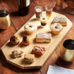 Water Resistant Bamboo Cutting Board With Feet , Bamboo Cheese Serving Tray