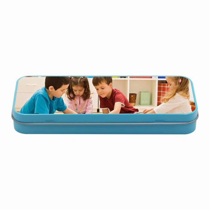 Customized Rectangular Sublimation Pencil Box Sublimation Pencil Case Blank Durable