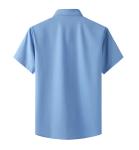 2022 Fashion Summer Short Sleeves Men's Shirts Plus Size with Nonwoven Weaving
