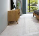 30*60 Inches Living Room Porcelain Floor Tile 10 Mm Light Grey Color Polished