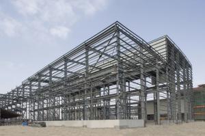 China Easy Construction Industrial Steel Buildings / H Type Columns And Beams on sale