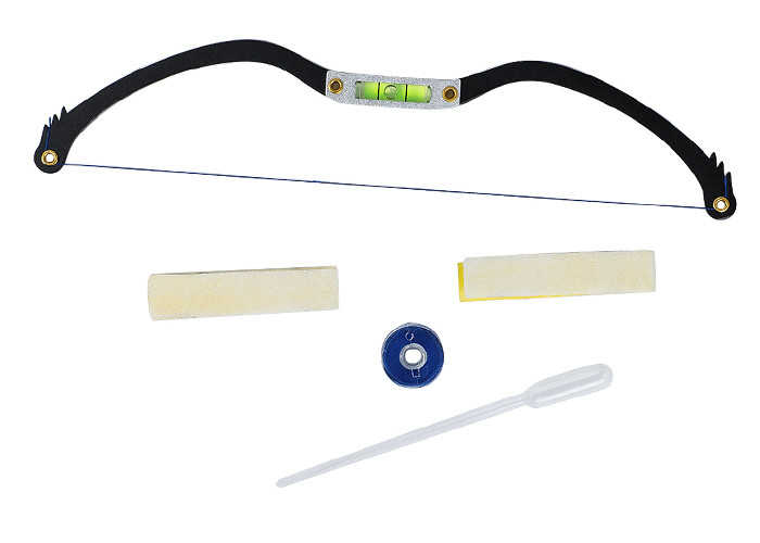 Alloy Horizontal Bead Mapping Ruler Line Mark Ruler Positioning With String And Cotton