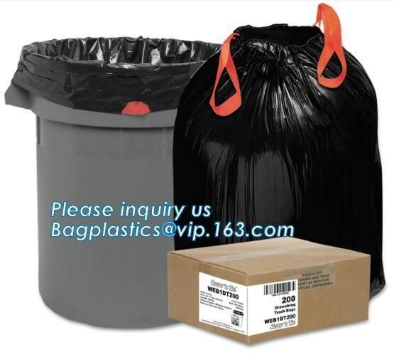 Thickening Garbage Bags Biodegradable Trash Bags Recyclable Rubbish Bags, 5