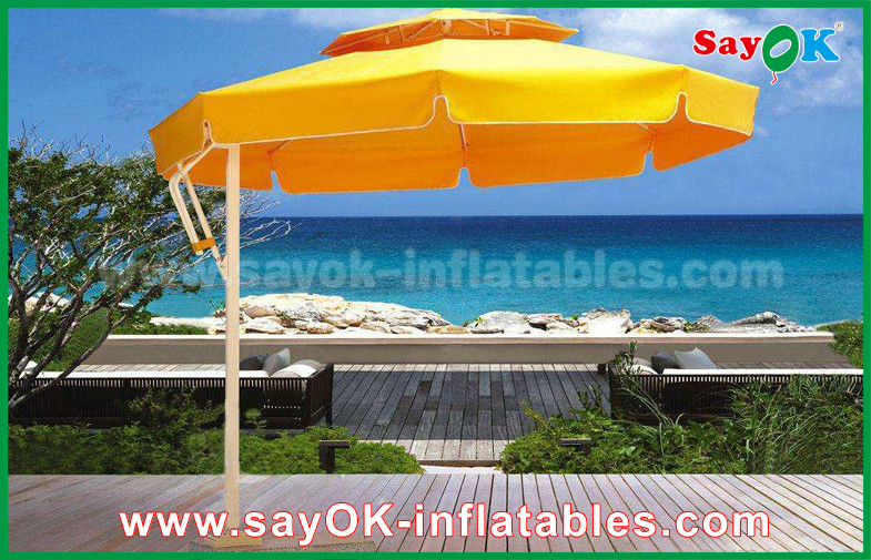Garden Canopy Tent 190T Polyester Promotional Outdoor Garden Beach Umbrella Whole Sale