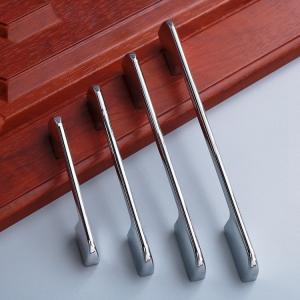 Wholesale 192mm Chrome Silver Zinc Alloy Handles Wardrobe Long For Badroom from china suppliers