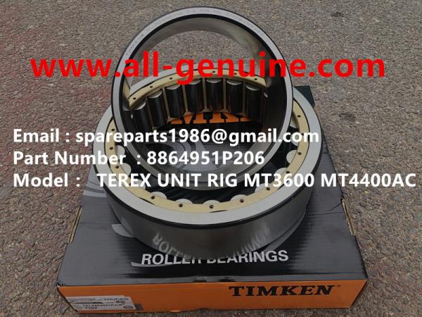 8864951P206 BEARING TEREX UNIT RIG BUCYRUS MT4400AC MT5500 MT3600 NTE240 NTE260
