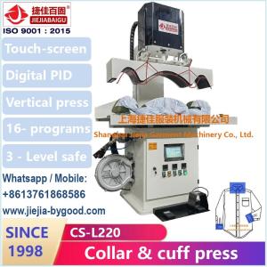 Wholesale 220V Electric Vertical High Pressure Shirt Pressing Machine For Collar Cuff Press from china suppliers