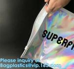 Metallized mailer pac Hologram Shiny Foil Glamour Holographic Mailers Metallic