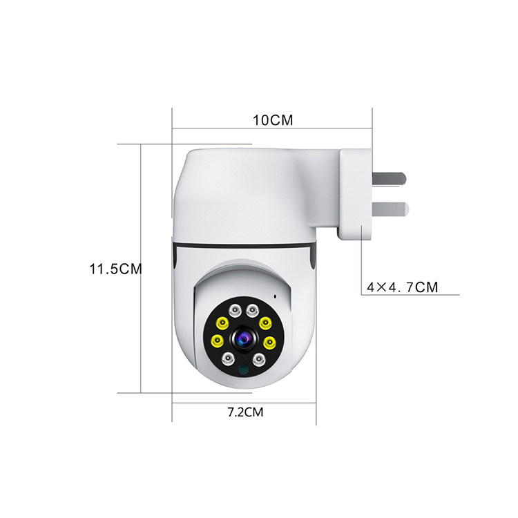 1080P Security PTZ Camera Two Way Audio WiFi HD With Night Vision