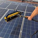 Electric Rolling Brush Solar Window Cleaning Kit for Car Wash and Glass Wall