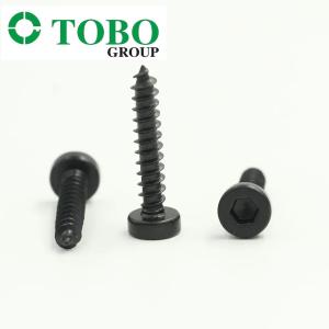 Wholesale Carbon Steel Black Oxide Hex Socket Head Cap Self Tapping Screws For Sheet Metal from china suppliers