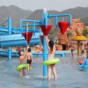 Wholesale Colorful Carp Spray Park Equipment For Children / Kids in Water Park Fiberglass Equipment from china suppliers