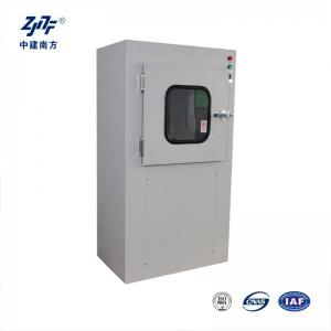 China Stainless Steel Clean Room Equipment 380V 50HZ 99.99% 0.3um Air Shower Pass Box on sale
