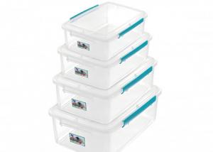 Wholesale Clear Plastic Food Storage Box with Lid and Lock Capacity 0.9L to 12L Withstand Temperatures From -40°C to +80°C from china suppliers