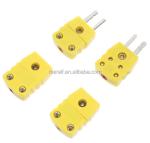 Female and male connectors,omega K type thermocouple connector J type Ttype