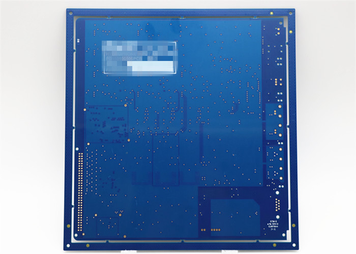 8L Computer Circuit Board Blue Soldmask Immersion Gold SMT circuit board