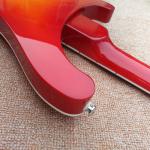 Top quality Rick 4003 model Ricken 4 strings Electric Bass guitar in Cherry