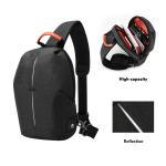 Rainproof Mens Large Sling Bag Cool Sling Bags For Guys Boys OEM / ODM Available