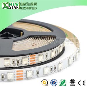 Wholesale SMD5050 RGB Led Strips 30/60/72/96/120/144/240leds full color DMX 5050 12v 24v 5050SMD rgb led strip lights for KTV bar from china suppliers