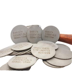 Wholesale Stainless Steel Bottomless Puck Screen 1.7mm Coffee Filter Gasket for Coffee Grinders from china suppliers