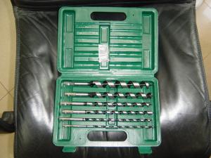 China 6-pieces Wood Auger Drill Bits in plastic box on sale
