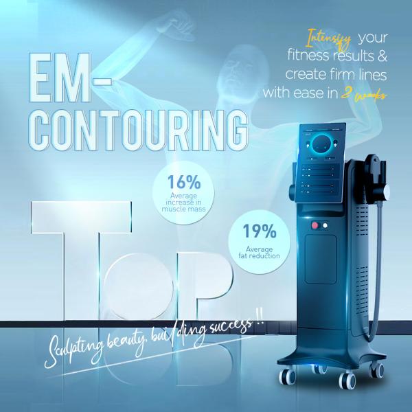 Ems Machine Price Ems Muscle Body Sculpt Machine / RF Electromagnetic Body Ems