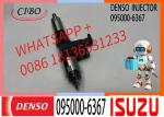 Diesel Engine Common Rail Fuel Injector 095000-6366 095000-6367 For ISU-ZU 4HK1