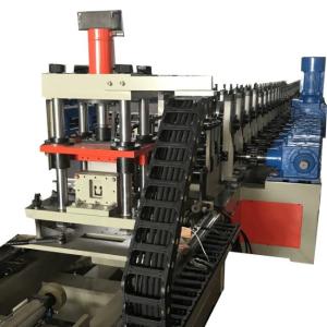Wholesale Galvanized Steel Solar Strut Channel Roll Forming Machine 20 Stands With GCr15 Bearing Steel Rollers from china suppliers