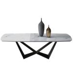 No Scratch White Marble Coffee Table