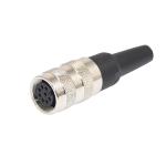 8P M16 Circular Connector Assembly Aype Amphenol C091 Waterproof Power Female