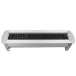 Intelligent flush mount hidden conference table power socket