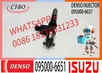 Diesel common rail fuel injector 095000-6651 8-98030550-1 For ISUZU 095000-8630