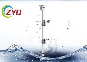 Wholesale 65cm Long Bathroom Stainless Steel Chrome Shower Set System Panel Sliding Bar With Adjustable Shower Hand Holder from china suppliers