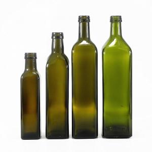 China 0.5L Marasca Olive Oil Disposable Glass Storage Bottles BPA Free With Metal Lid on sale