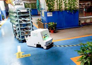 Wholesale Customized Travel Speed Unidirectional Tugger AGV Cart Magnetic Stripe Guidance from china suppliers