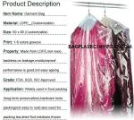 wholesale laundry garment bag on roll clear ldpe with printing, Plastic garment