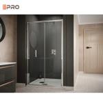 Transparent Installing Internal Bi Fold Bathroom Door Double Frosted Glass