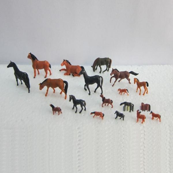 1:150 color horse,model animal,model horse,model material,HO animal,painted