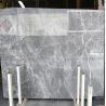 DORA Grey Cloud Gray Gris / Blue Natural Marble Tile And Slab For Flooring Layout Book Matched for sale