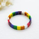 Lovers Magnetic Men Onyx Bracelet Transparent Elastic Rope Bead Bracelet